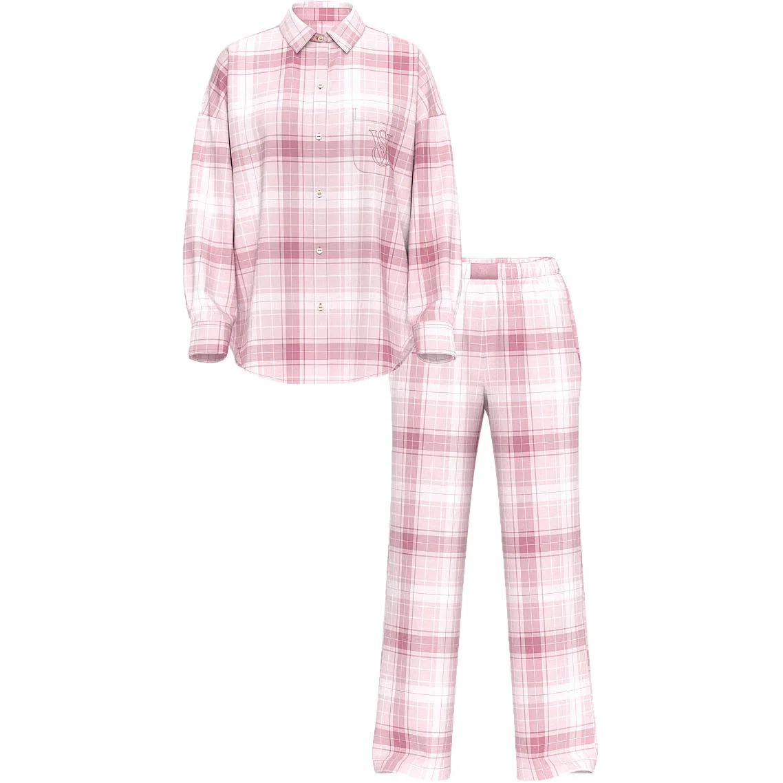 Женская пижама Victoria's Secret, Pink Plaid
