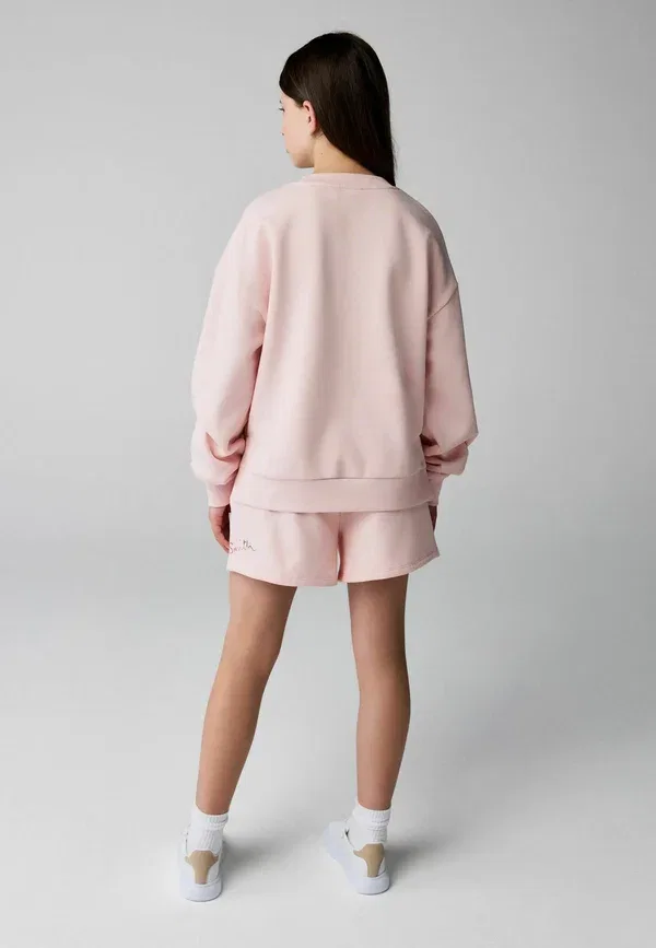 Детский костюм из хлопка Regular fit - sweatshirt and shorts set - sweatshirt Paul Smith Junior, Pink, розовый — фото 3