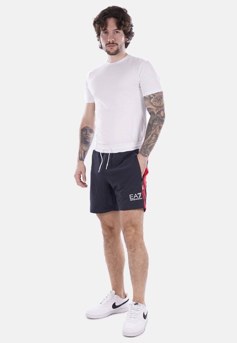 

Спортивные брюки Bermuda EA7 Emporio Armani, синие