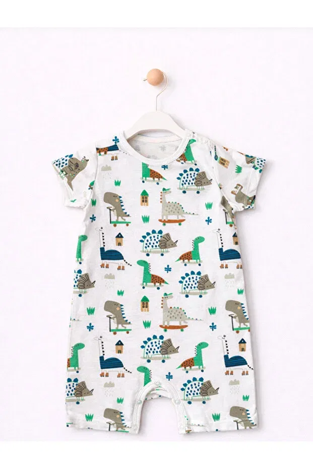 Детский комбинезон для мальчиков с принтом Basics For My Baby, Beige