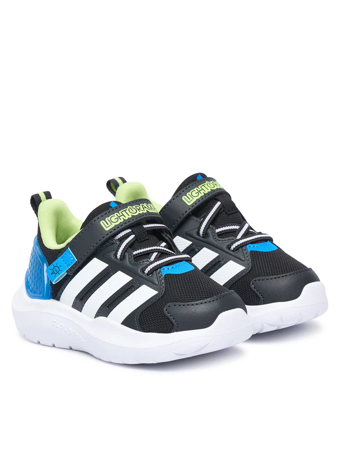 Кроссовки для мальчика Lightorama Shoes Infants Adidas, черный — фото 2