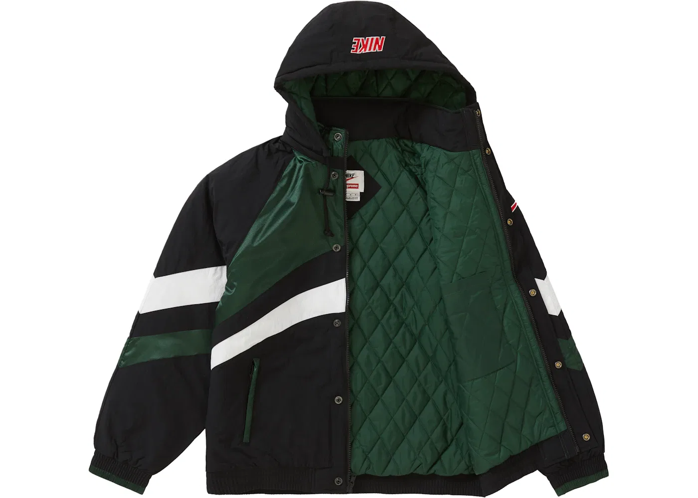 Мужская куртка-бомбер с капюшоном Jacket Supreme, Green — фото 2