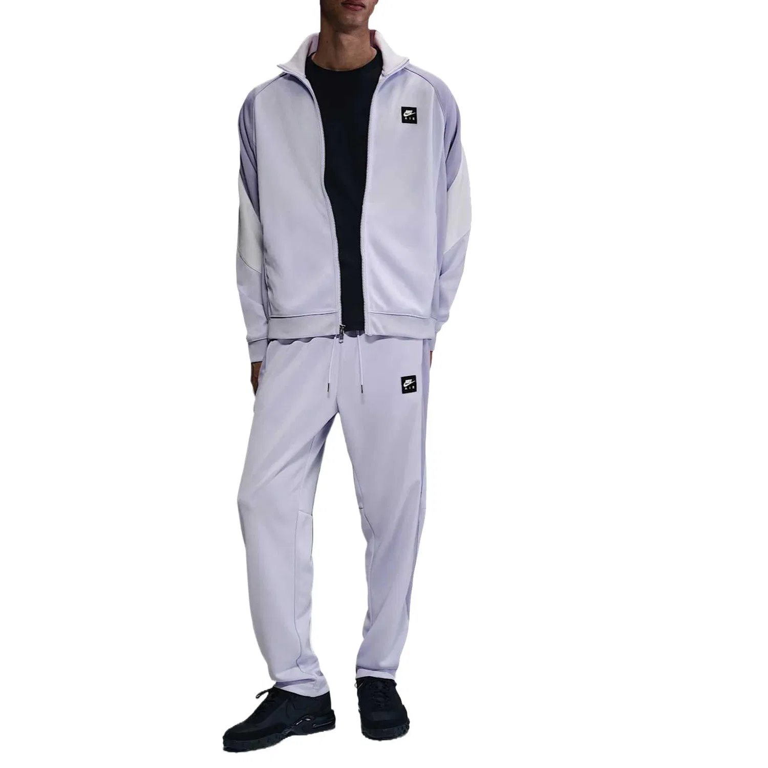 Мужская куртка-бомбер на молнии Nike, Amethyst Hue/Hydrangea/White/Black — фото 3