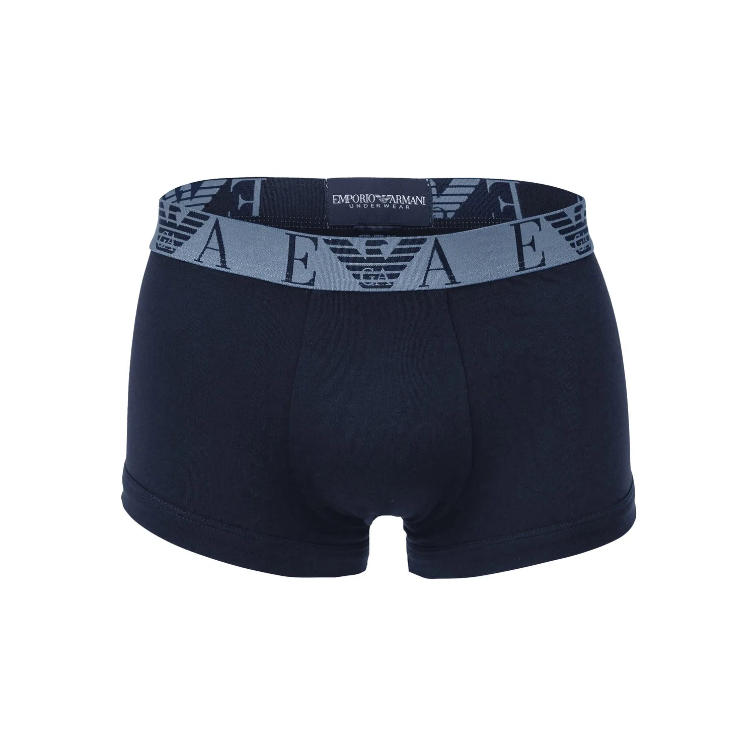 Мужские боксеры 3 шт. Bold Monogram Emporio Armani, Blue — фото 4