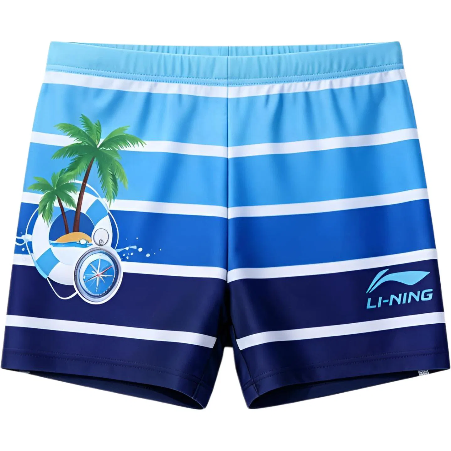 Детские плавки с быстросохнущей тканью, Green Swimming Shorts, Li-Ning — фото 3