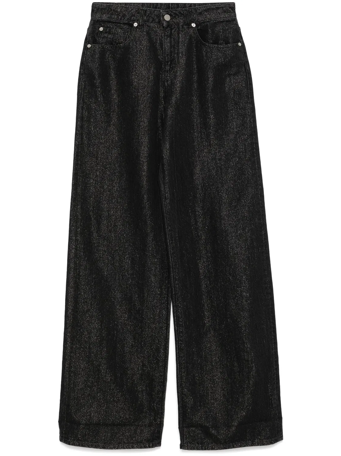 Ультраширокие джинсы Emporio Armani, черный