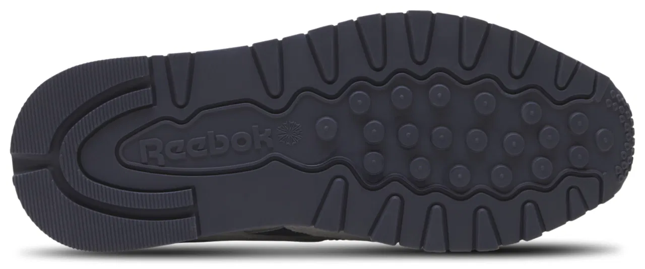 Детские кроссовки для мальчиков из мягкой кожи Classic Leather Reebok, White/New Grey/Legacy Blue — фото 4