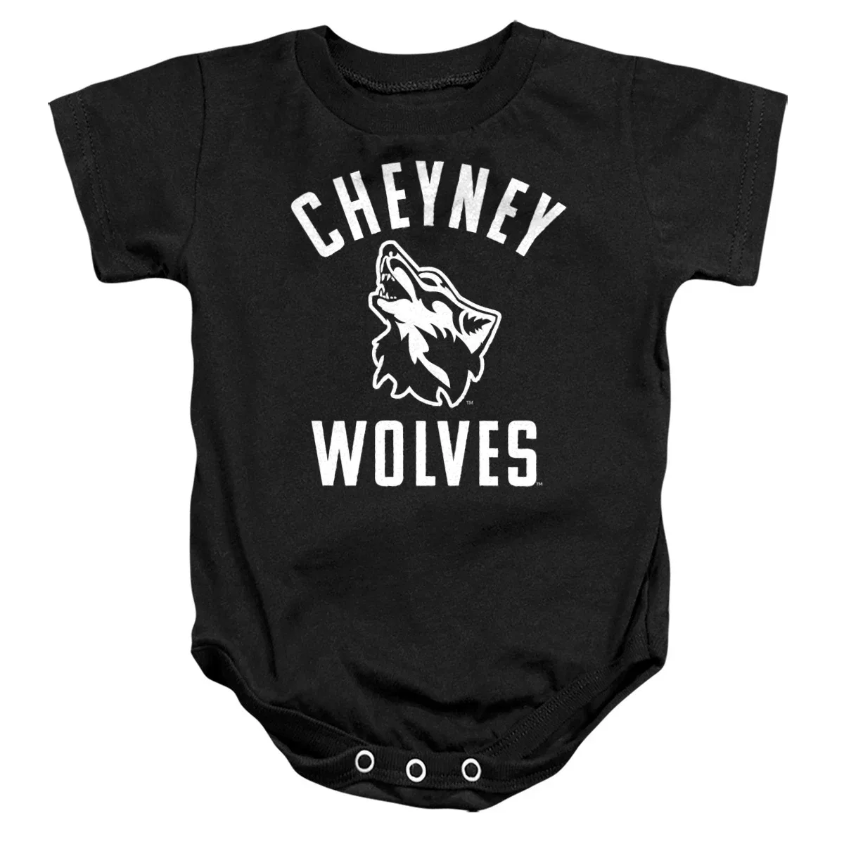 Детский боди-комбинезон хлопковый с коротким рукавом NCAA, Black