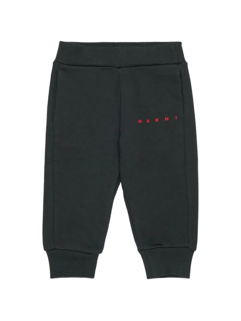 Спортивные брюки с логотипом Marni Kids, черный