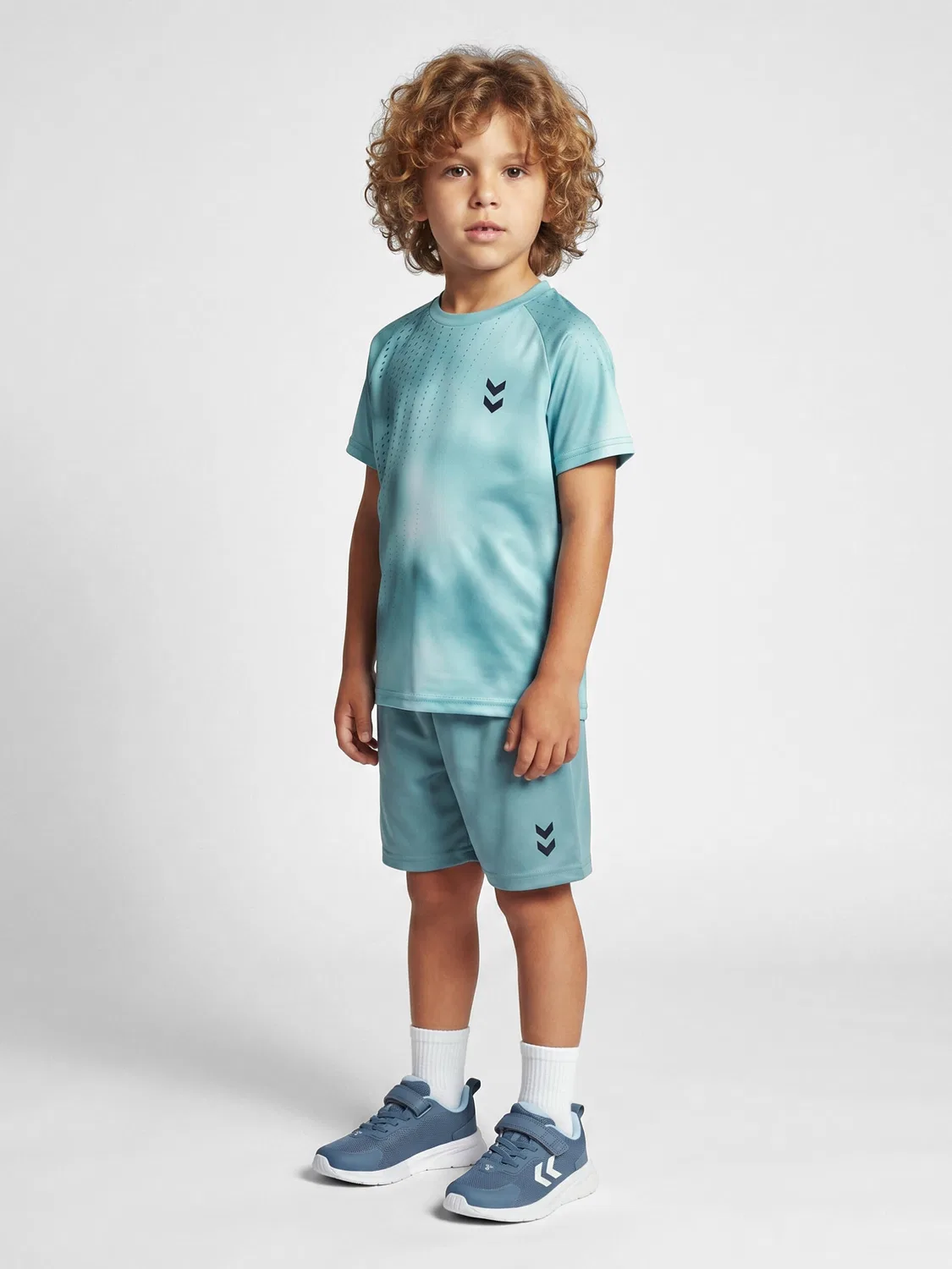 Детский костюм с принтом Hmljr Cloud Hummel, Blau Kornblumenblau