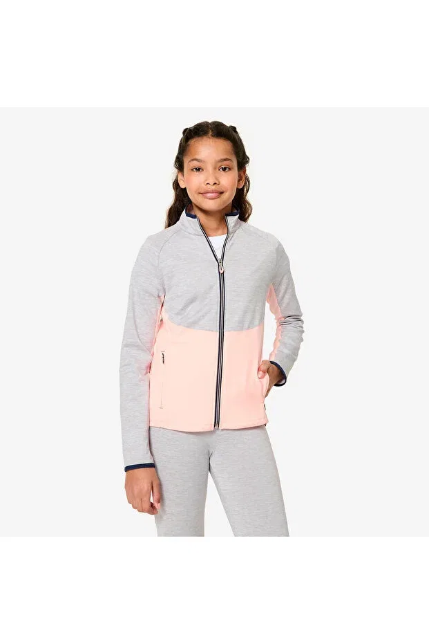 Детский спортивный комплект для девочек с длинным рукавом Decathlon, Gray — фото 2