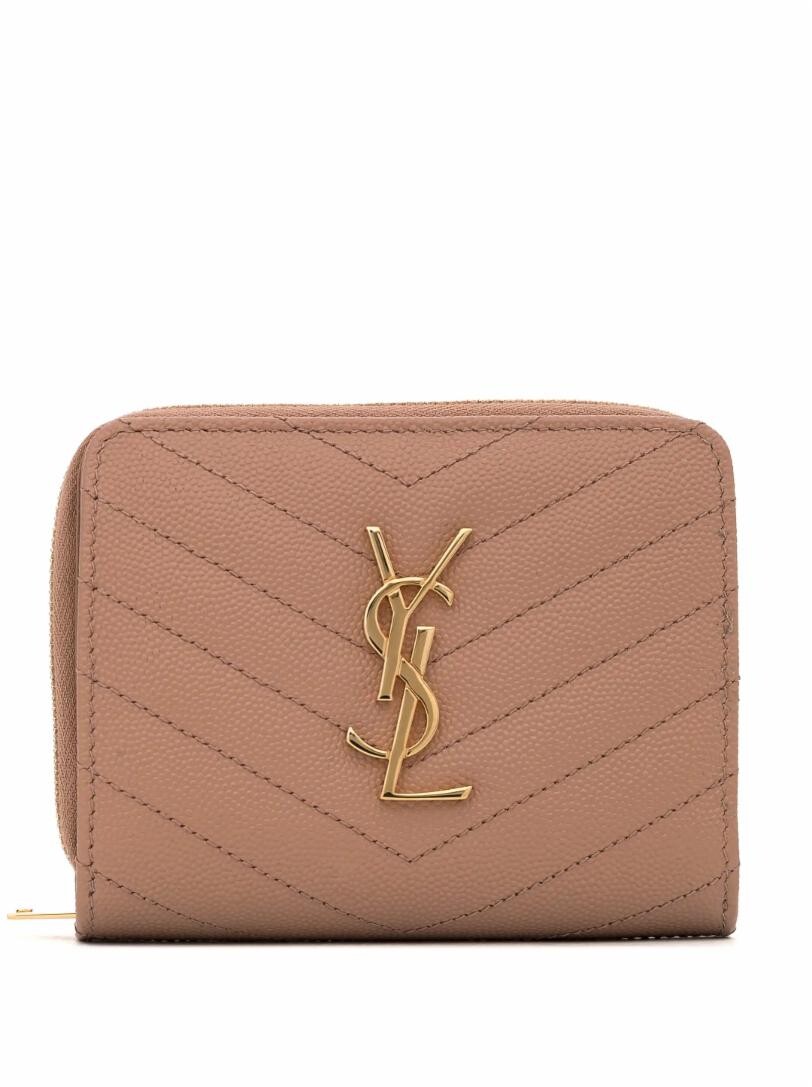 

Кожаное портмоне с логотипом Saint Laurent