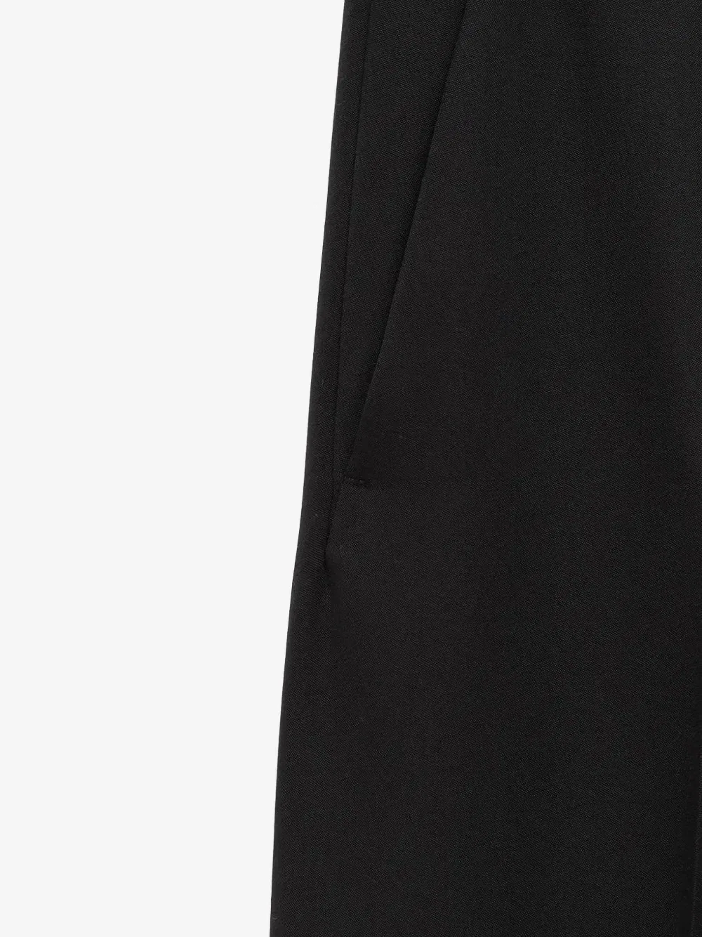 Брюки строгого кроя со складками BALENCIAGA, черный — фото 3