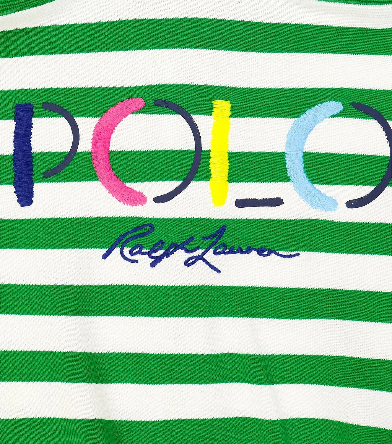 Свитшот хлопковый Polo Ralph Lauren Kids, зеленый — фото 3