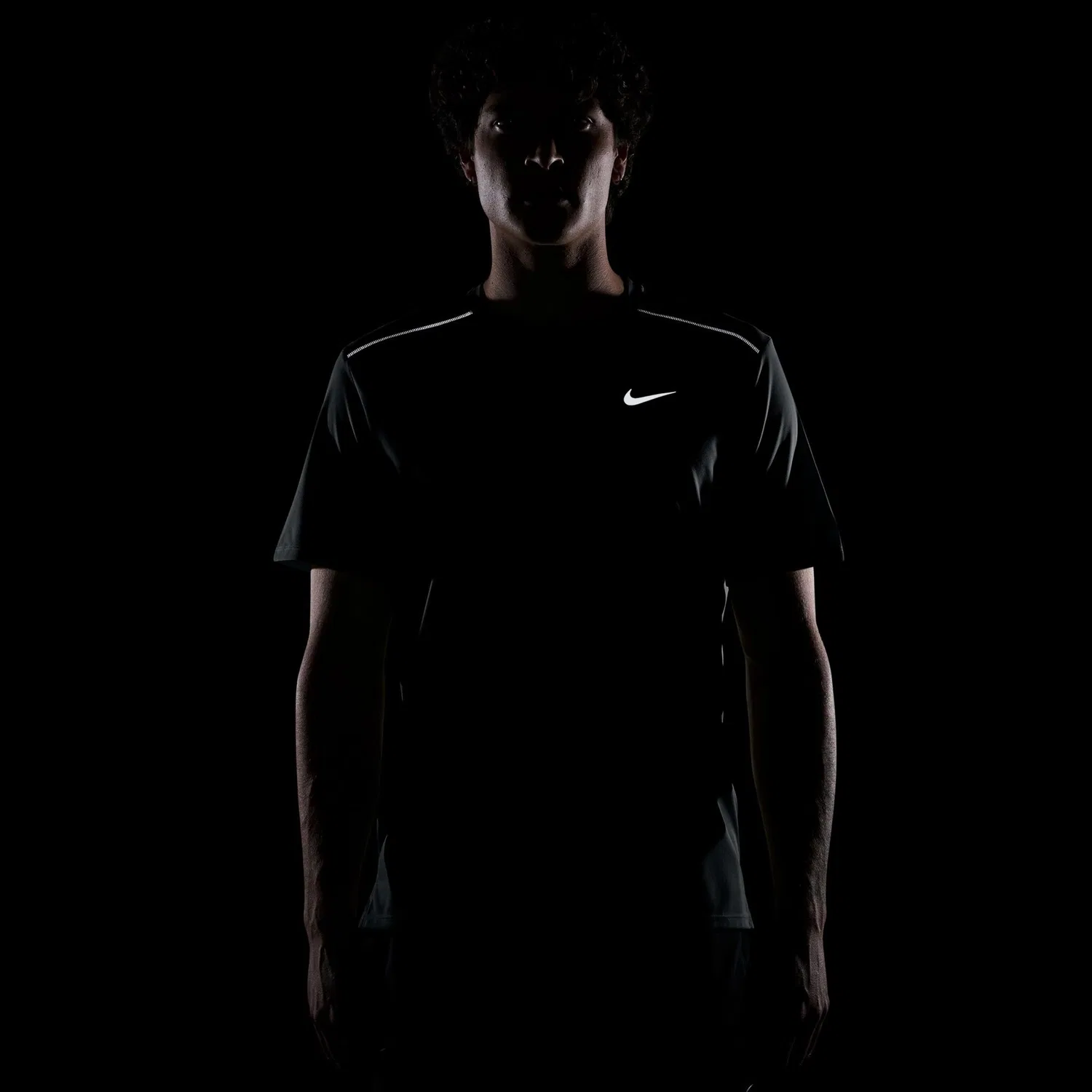 Детская футболка для бега с коротким рукавом Nike, Smoke Grey — фото 4