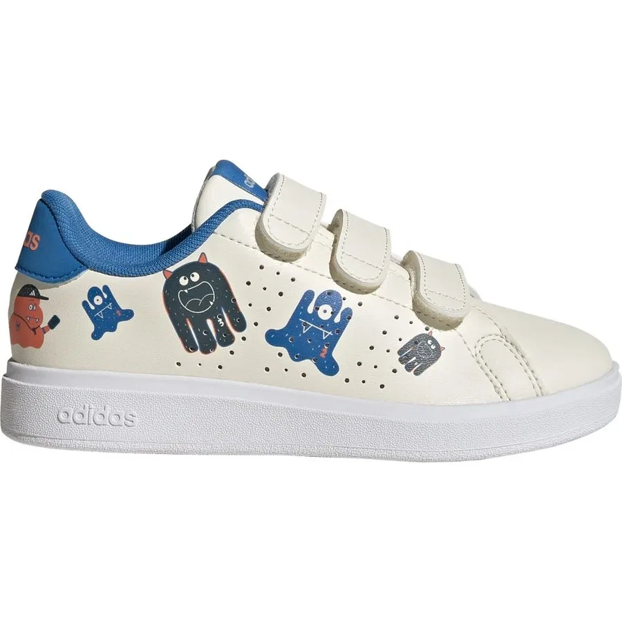 Детские кроссовки с синтетической кожей Advantage Base 2.0 adidas, Белый