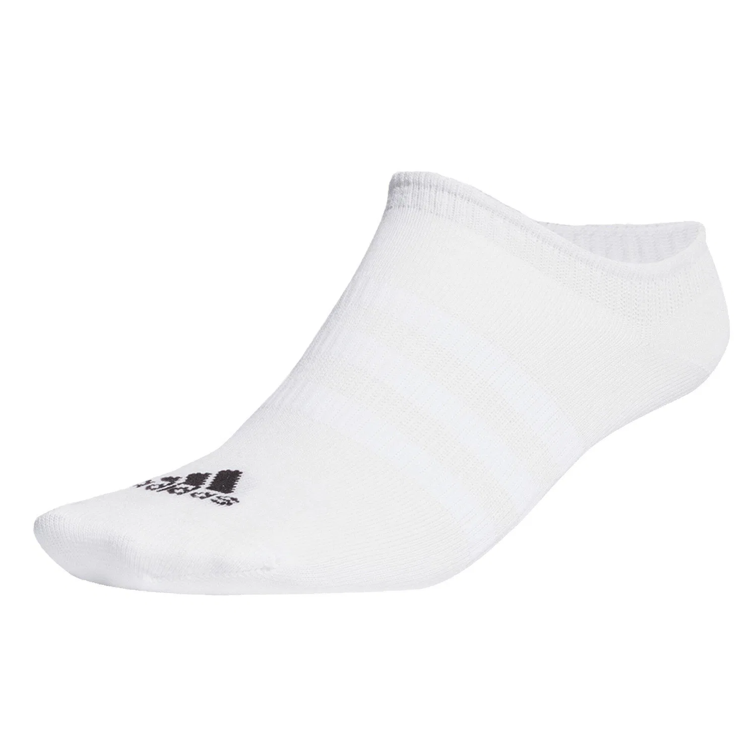 Детские носки-невидимки adidas Light No Show Sneaker Socken, Medium Grey Heather White Black — фото 4