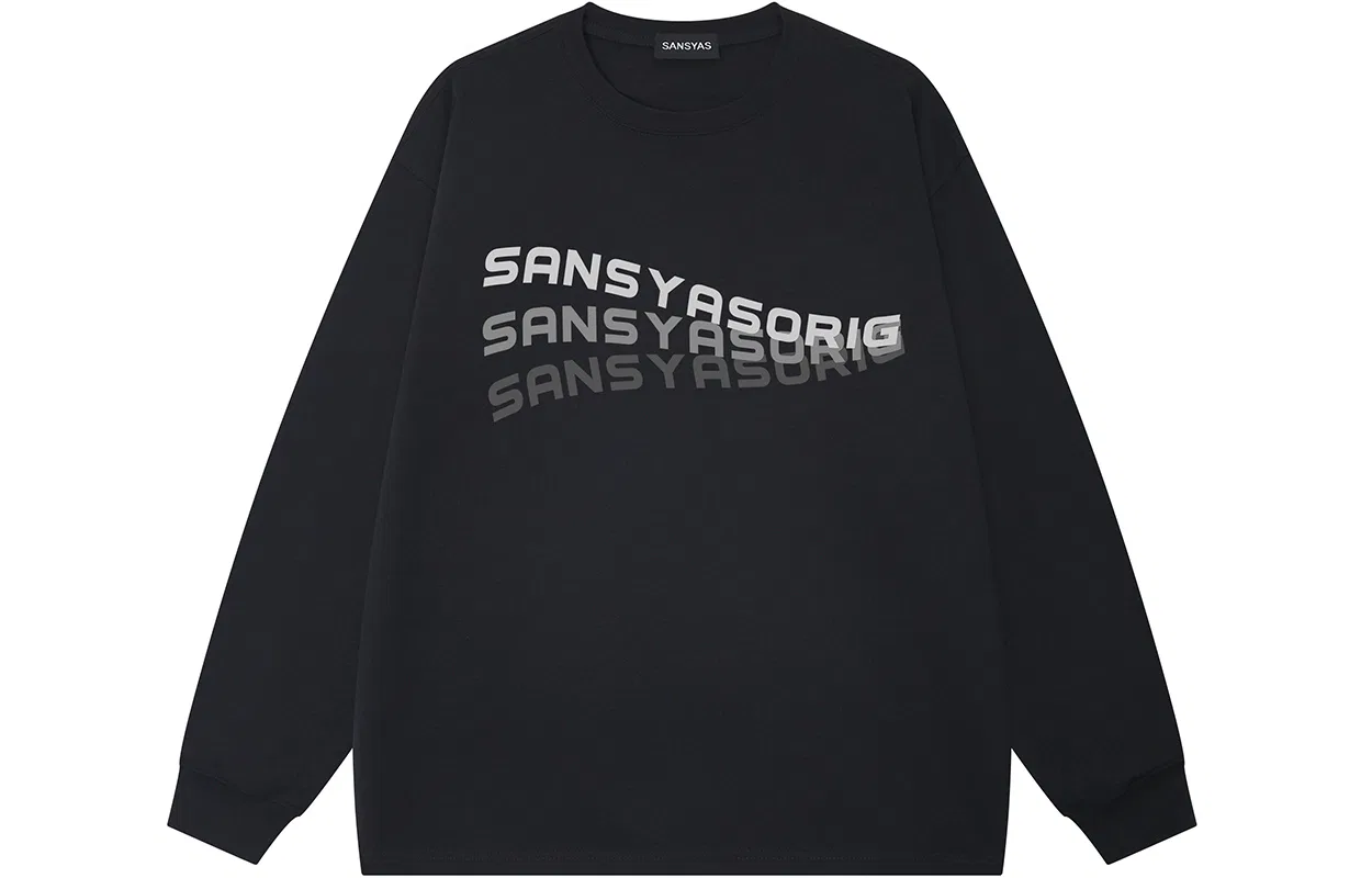 Детская футболка с круглым вырезом, свободного кроя, Unisex Crew Neck Moderate Straight Fit, SANSYAS — фото 3