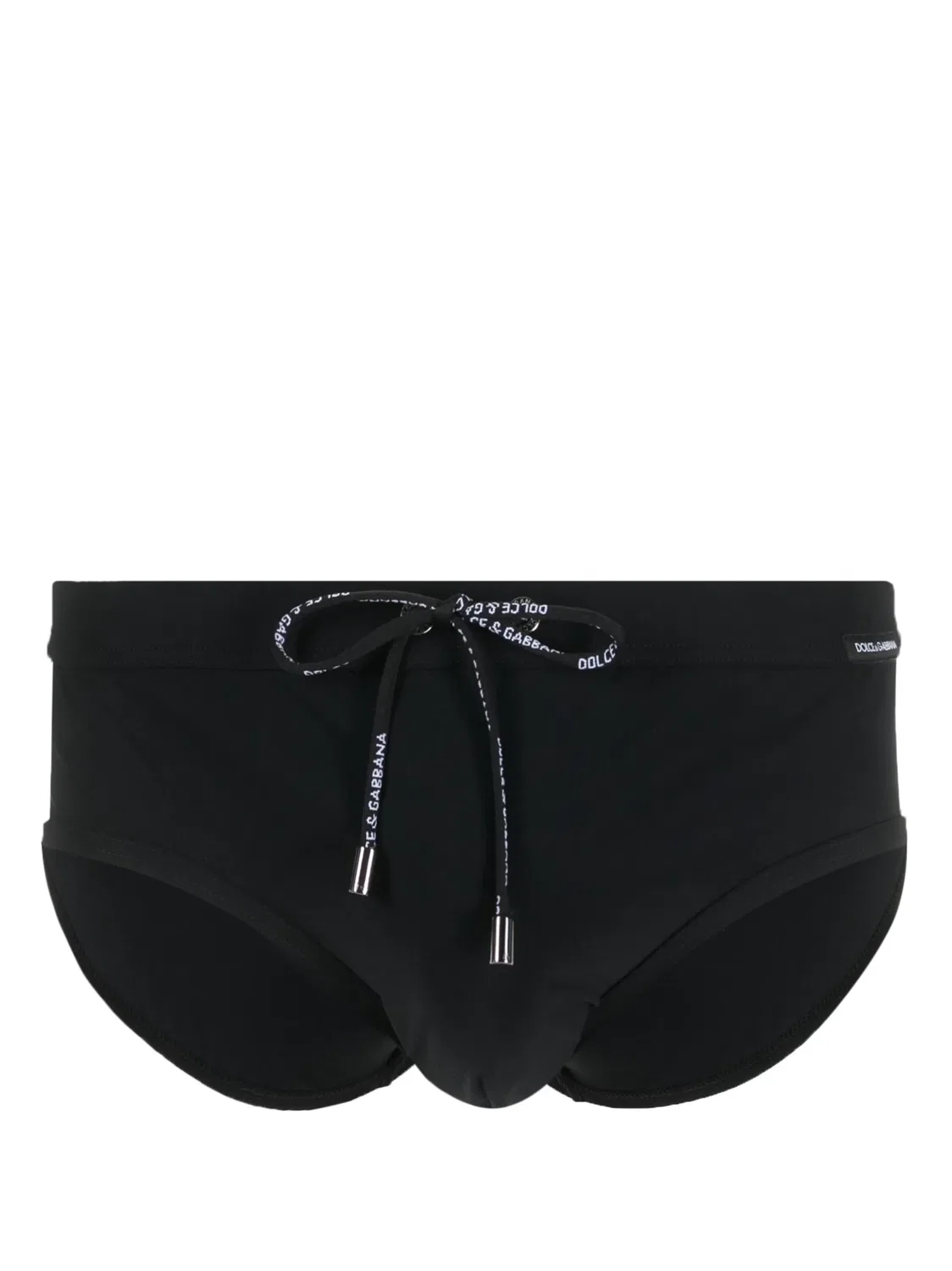 Dolce & Gabbana Плавательные шорты с нашивкой - черные