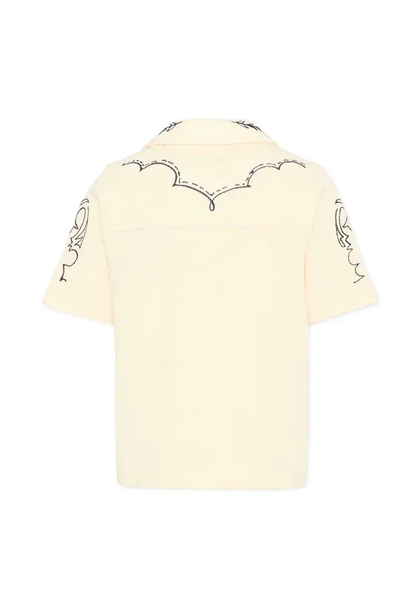 Рубашка хлопковая Camicia Scotch & Soda ivory, слоновая кость — фото 2