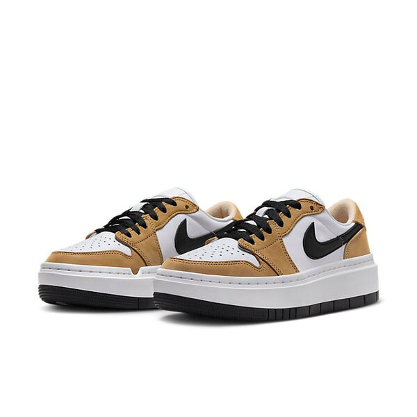 Кроссовки (WMNS) Air Jordan 1 Elevate Low 'Rookie of the Year', желтый — фото 2