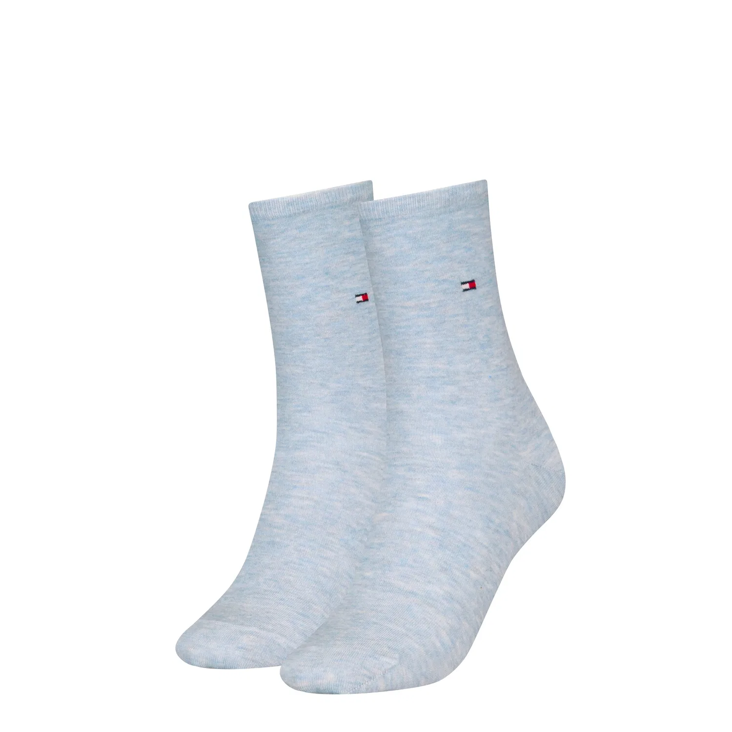 Женские носки повседневные 2 пары Tommy Hilfiger, Light Blue Melange