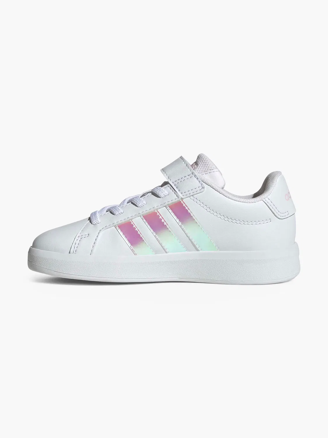 Детские кроссовки на липучках Adidas Grand Court 3.0 EL C, белый — фото 3