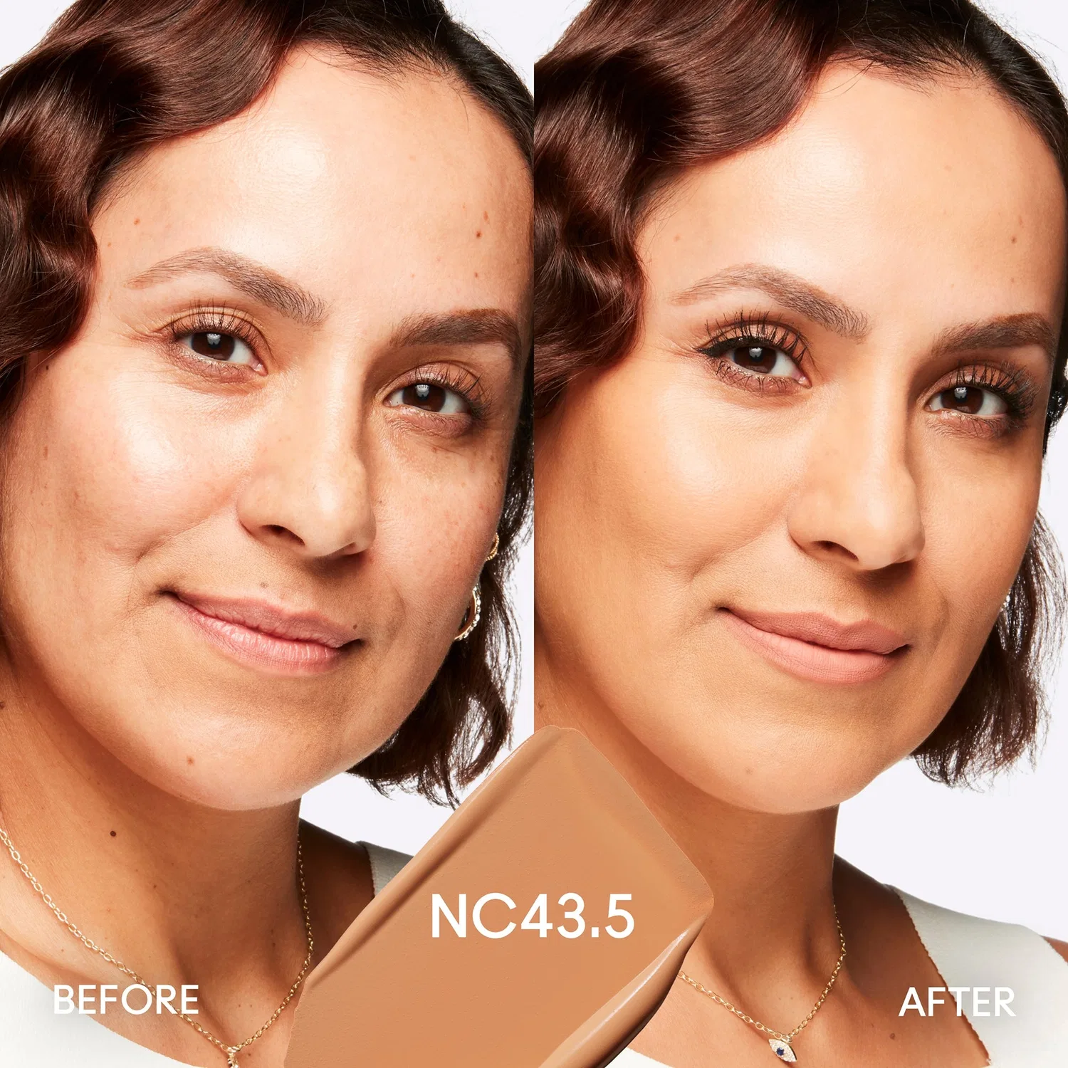 Тональный крем с SPF15 Studio Fix Fluid Broad Spectrum MAC, NC43.5 — фото 3