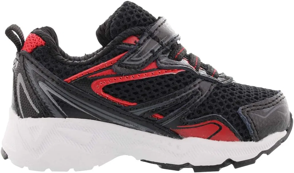 Детские кроссовки для мальчиков с ремешком Royalty Strap Fila, Wht/Black/Msil — фото 3