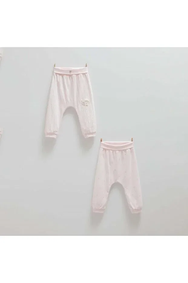 Детские брюки для девочек хлопковые Caramell, Pink