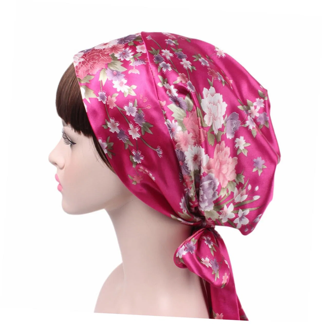 Шапочка для душа Satin, FRCOLOR, 3 шт, 18x16x1 см, розовый — фото 2