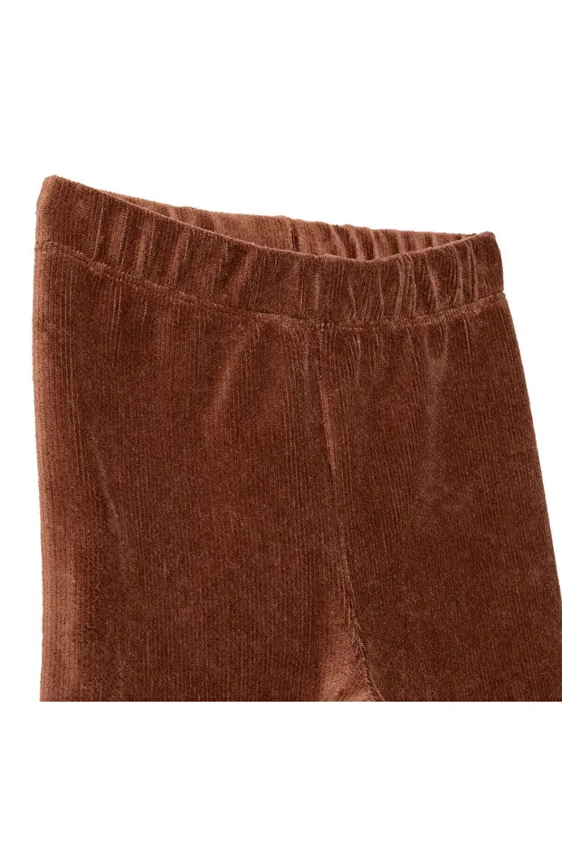 Детские леггинсы для девочек вельветовые Hellobaby Ebebek Hello Baby, Light Brown — фото 3