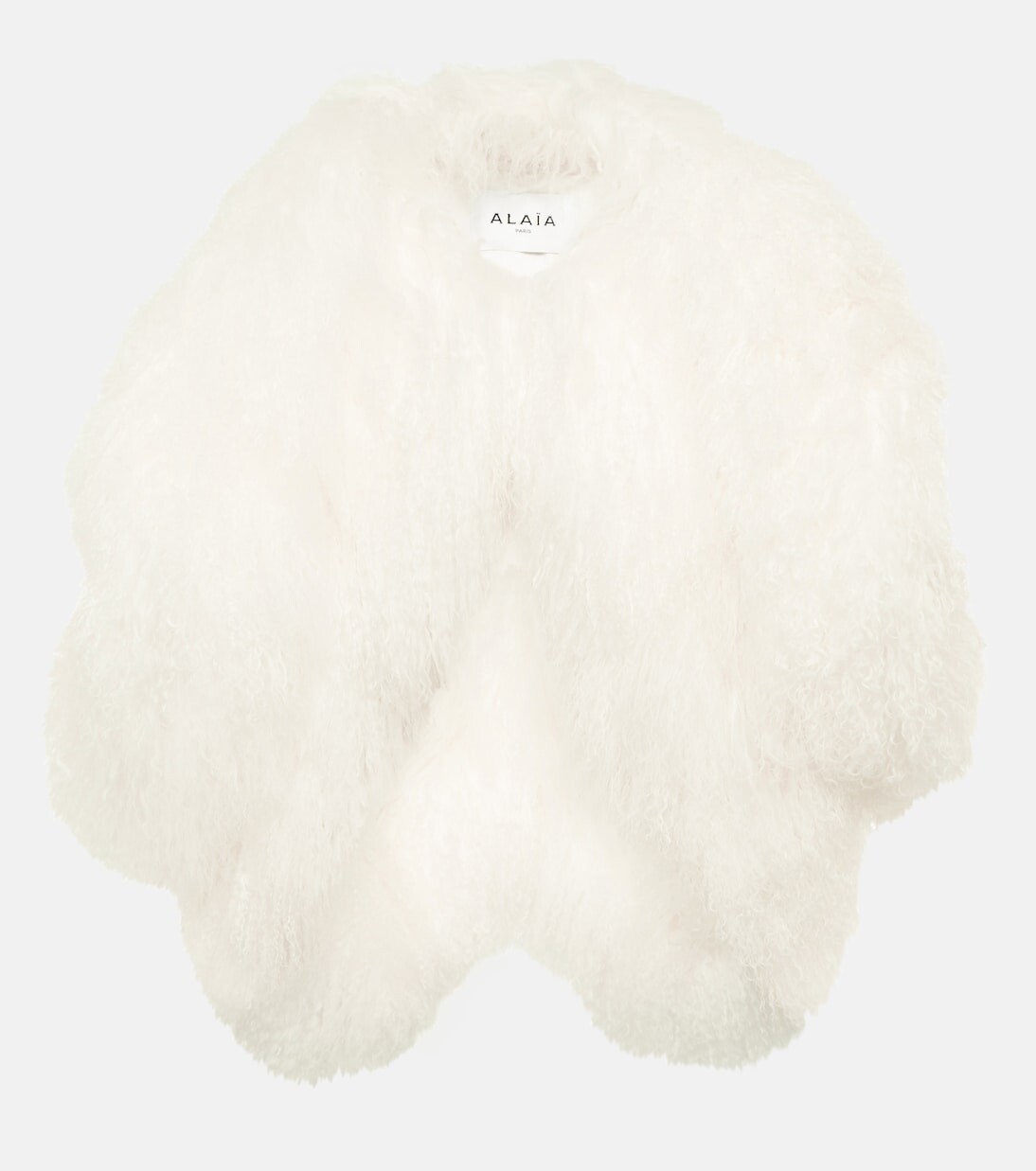 

Жакет-болеро из овчины Alaïa, белый
