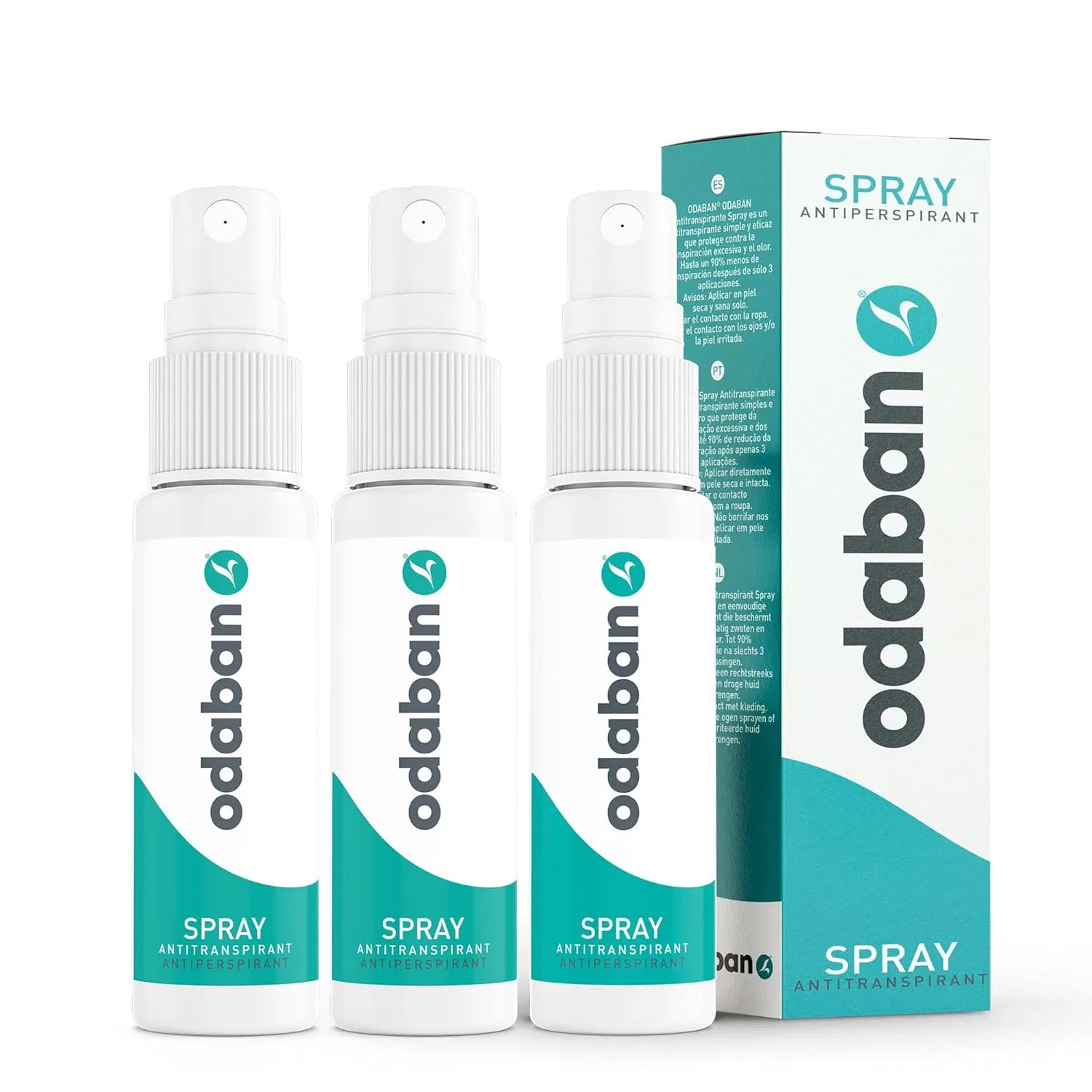Антиперспирант спрей Odaban 3x30 мл, без отдушки Odaban Antiperpspirant