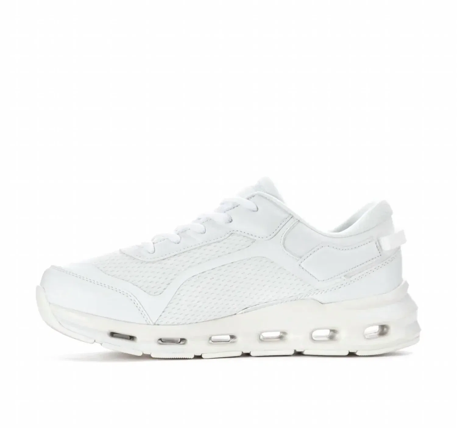Детские кроссовки на шнуровке с амортизирующей подошвой Glide Step Skechers, White — фото 2
