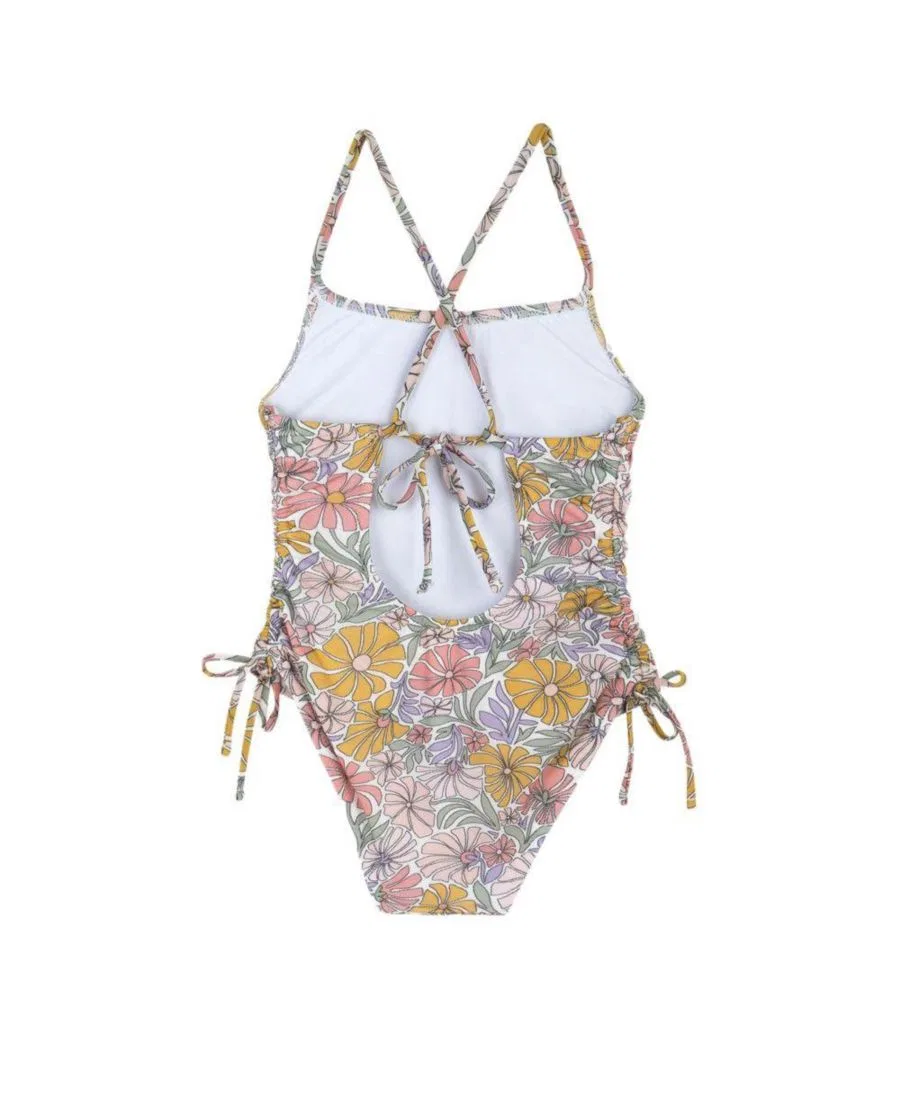 Купальник-слитник с перекрестными бретелями Soft Bloom Criss Cross Back Adjustable Gottex Kids, Multi — фото 2