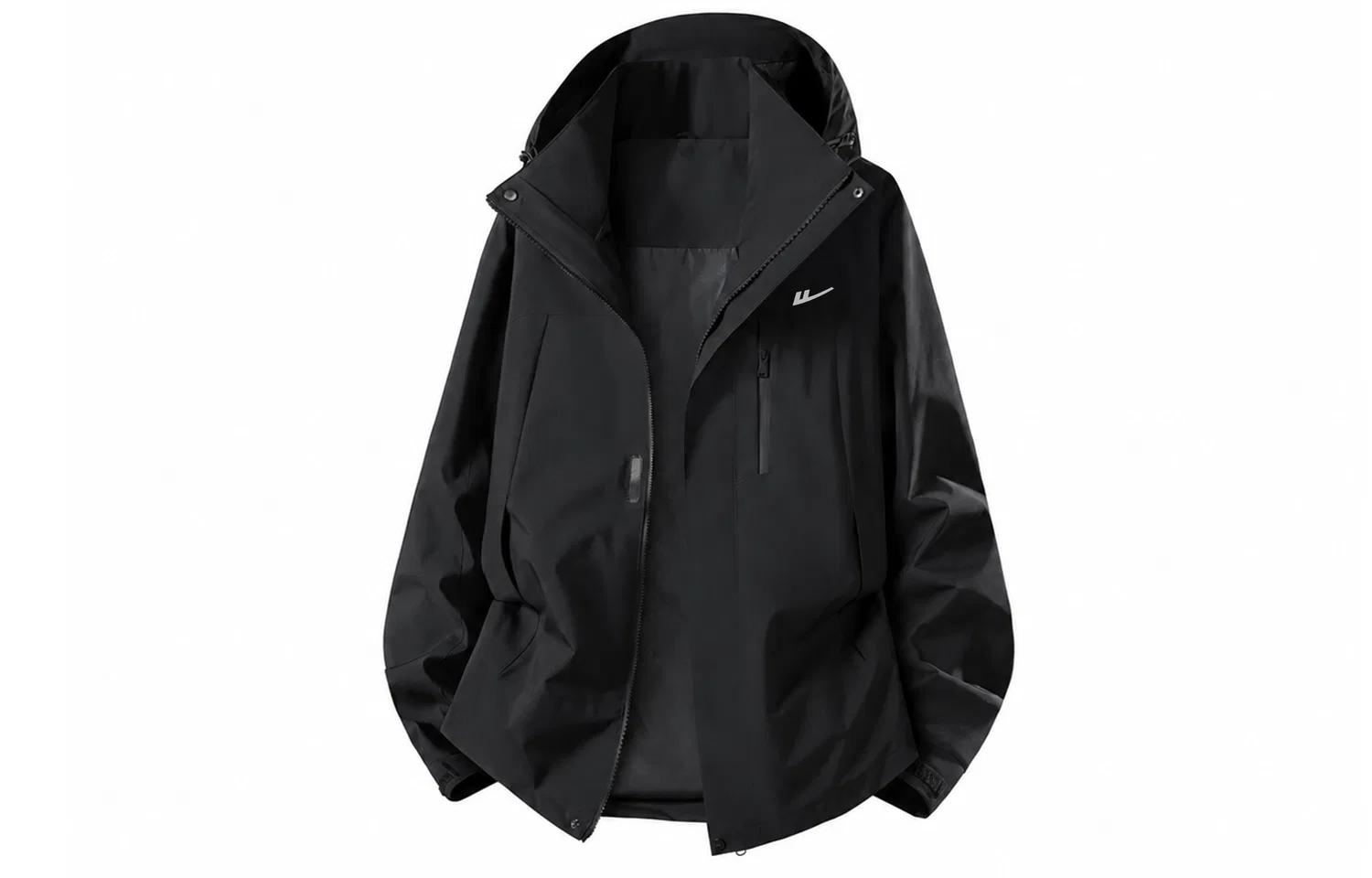 Детская ветровка Light Gray Windbreaker Jackets Unisex Moderate WARRIOR — фото 4