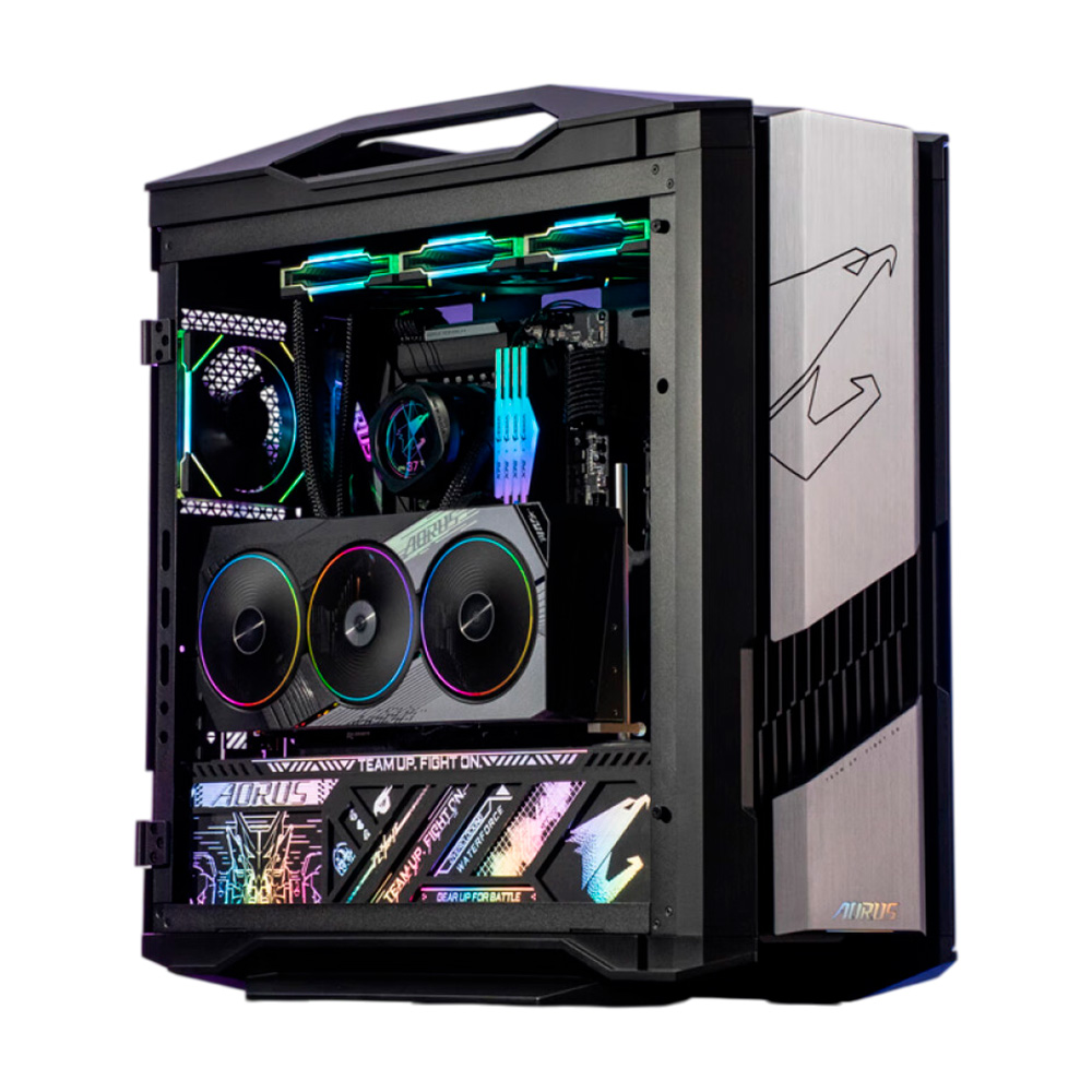 

Системный блок Gigabyte, 32 ГБ/2 ТБ, R7 9800X3D, RTX 4080 Super, AC601G Case, чёрный