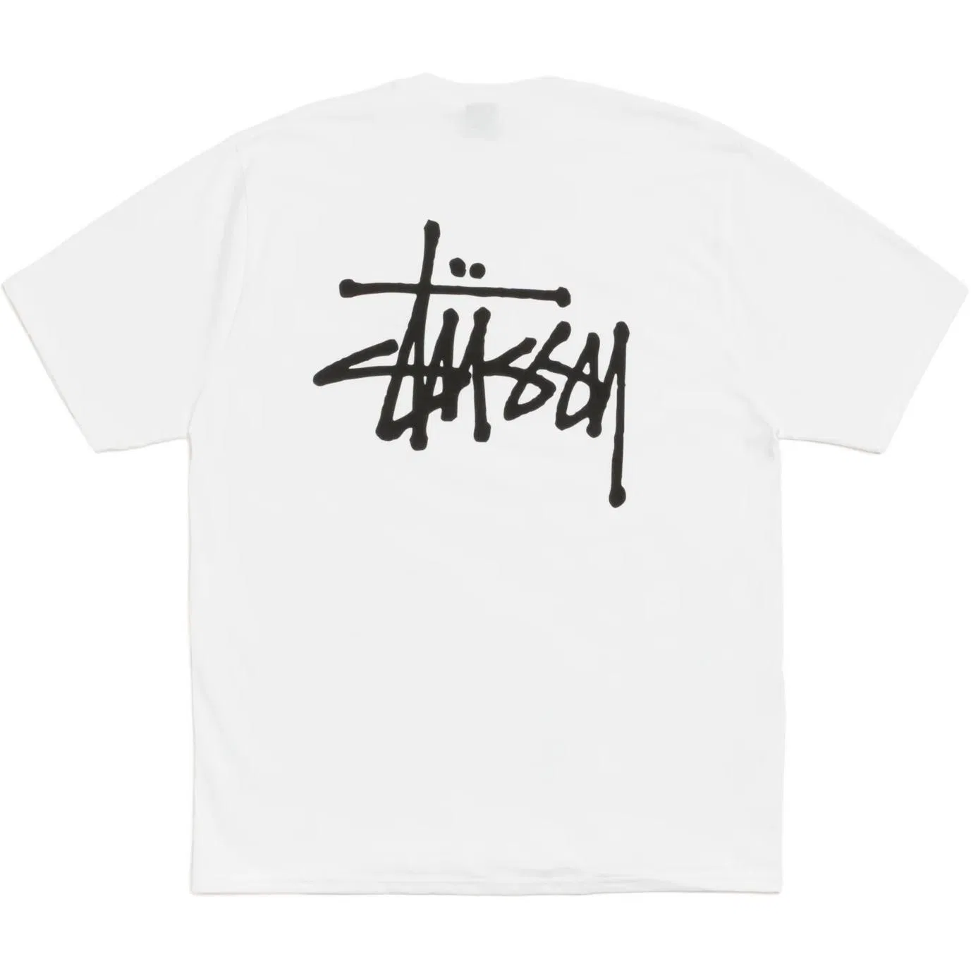 Детская футболка с принтом Basic Tee Stussy, Juniper/Blue — фото 3