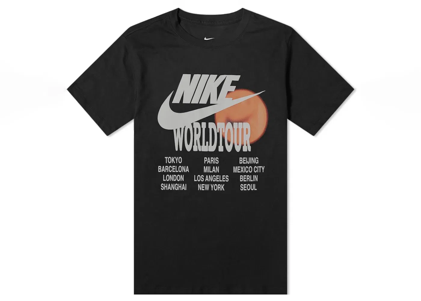 Мужская футболка с принтом Nike World Tour Tee, Black