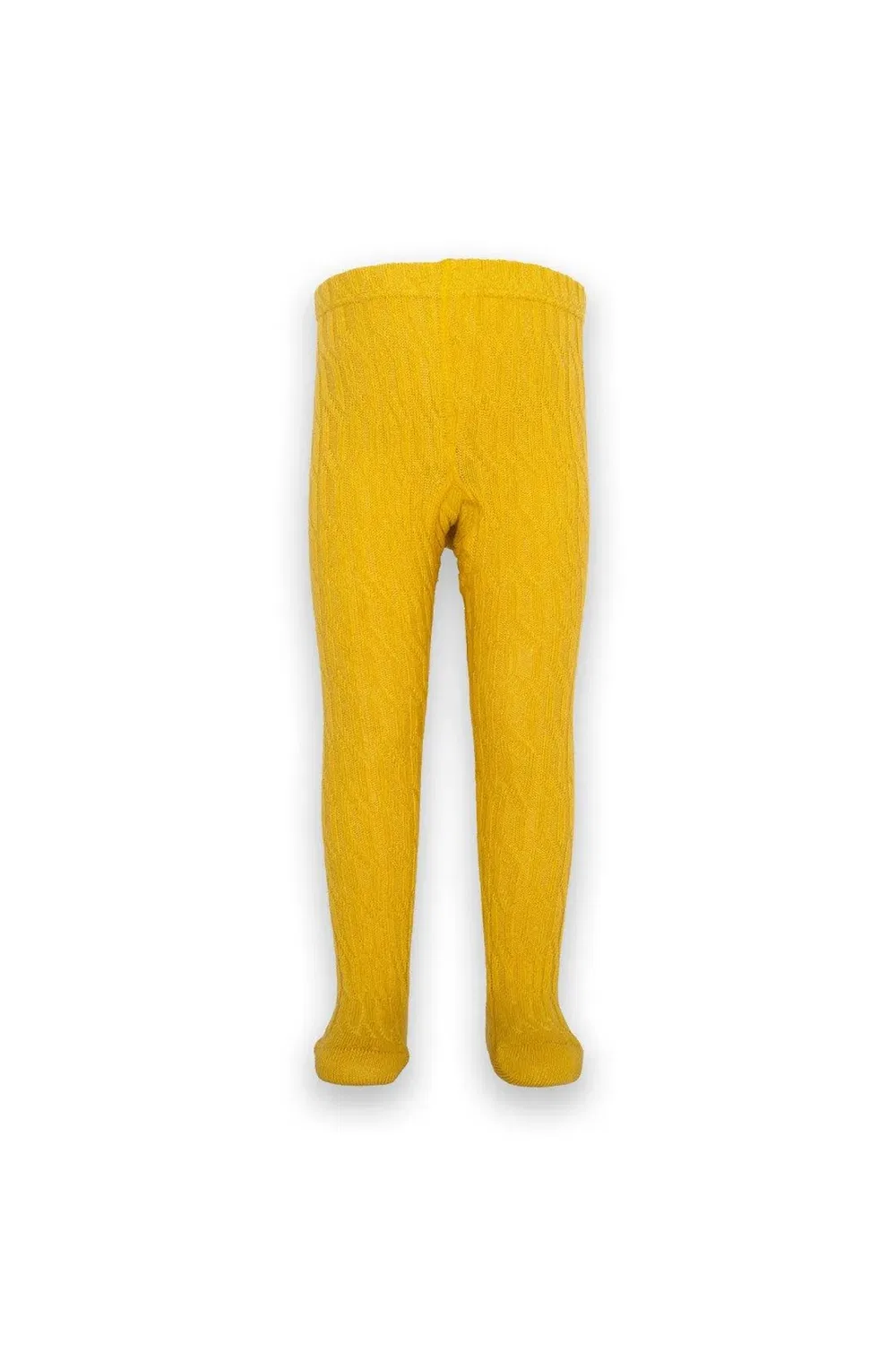 Детские колготки с узором Cable Sweetcorn Kite, Yellow