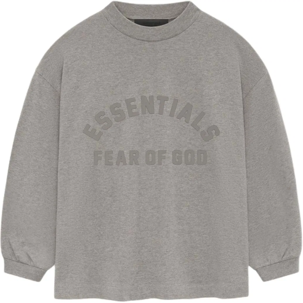 Футболка с логотипом Essentials, Fear Of God Essentials, Heather Gray
