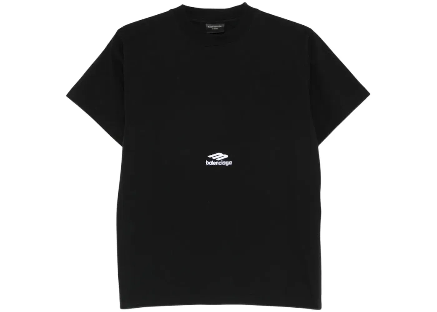 Женская футболка с круглым вырезом Balenciaga, Black White
