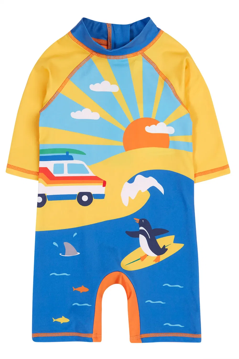 Детский костюм для защиты от солнца Little Sun Safe Suit Frugi, Yellow