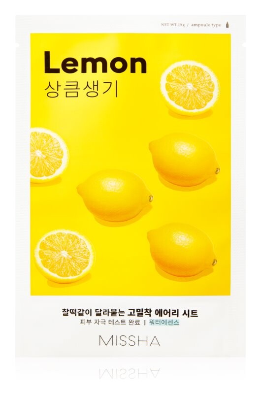 

Платиновая маска, придающая коже сияние и жизненную силу Missha Airy Fit Lemon