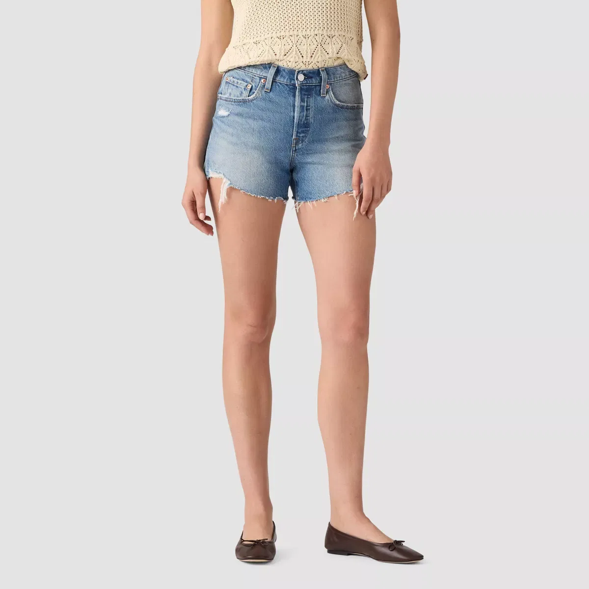 Женские джинсовые шорты с высокой посадкой 501 Curve Levi's, Signs Of Success