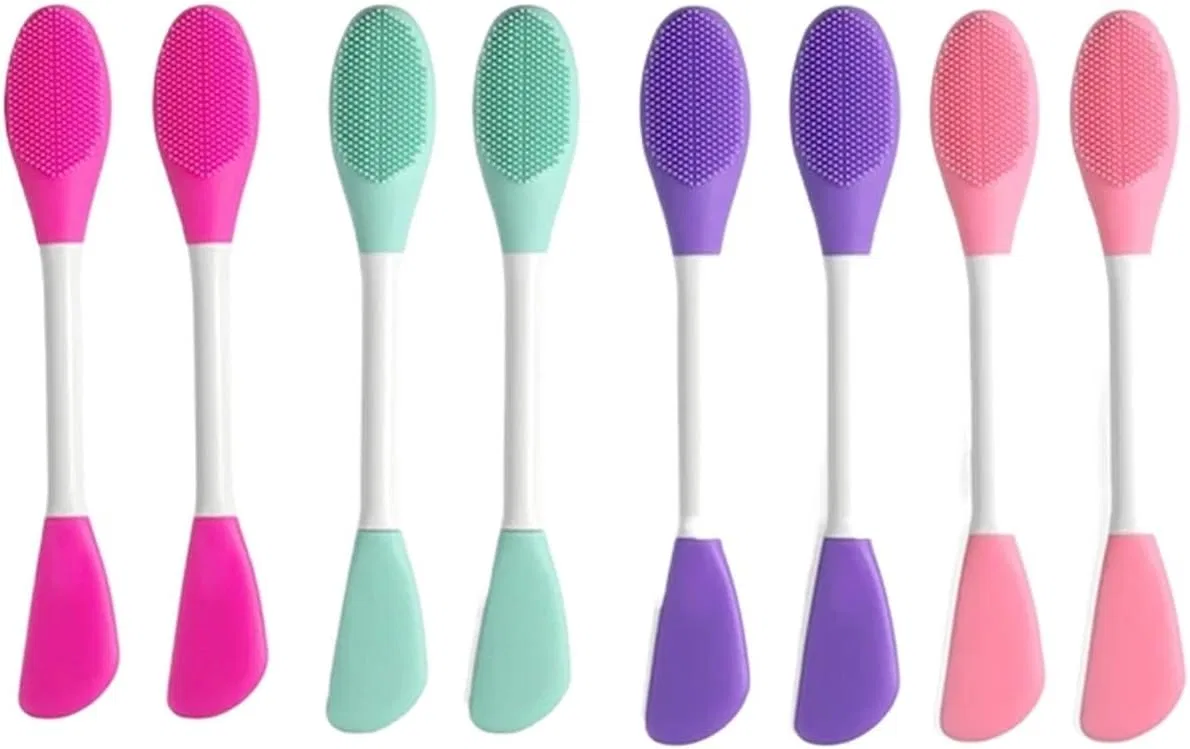 Набор кистей для нанесения маски, двусторонний силикон, EYZJQSTUV, 8 шт, Mix-8pcs