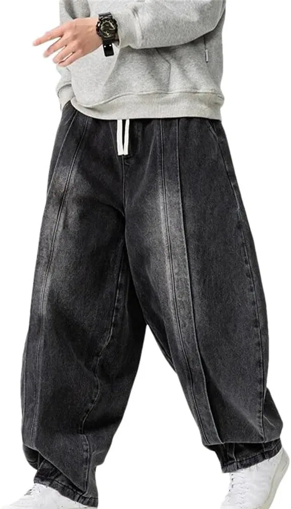 Джинсы свободные Vintage, Black