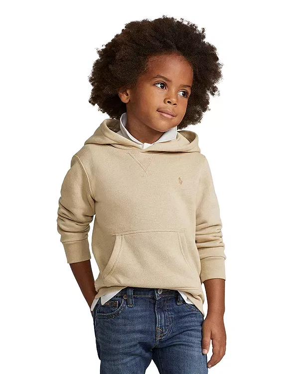 Детская толстовка для мальчиков с вышивкой Polo Ralph Lauren, Khaki