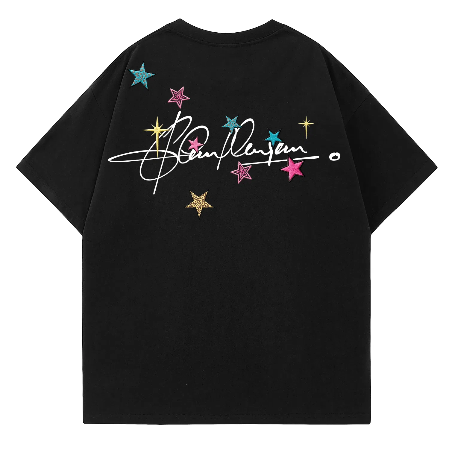 Детская футболка с принтом Disney Unisex Crew Neck Thin Straight Fit, Black